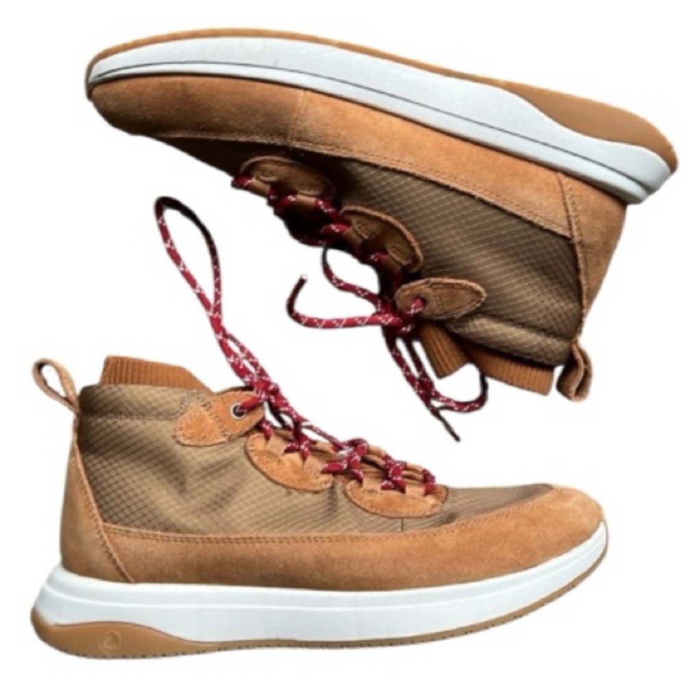 NURTURE Response Elias Mixed Material Platform High Top Hiking Sneakers Size 8.5